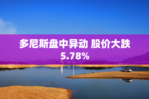 多尼斯盘中异动 股价大跌5.78%