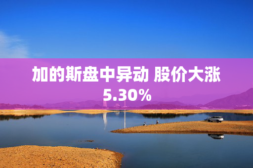 加的斯盘中异动 股价大涨5.30%