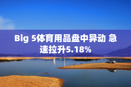 Big 5体育用品盘中异动 急速拉升5.18%