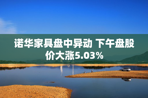 诺华家具盘中异动 下午盘股价大涨5.03%