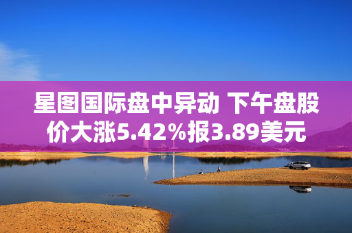 星图国际盘中异动 下午盘股价大涨5.42%报3.89美元