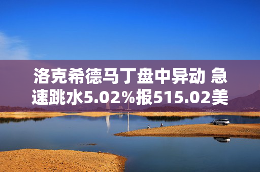 洛克希德马丁盘中异动 急速跳水5.02%报515.02美元