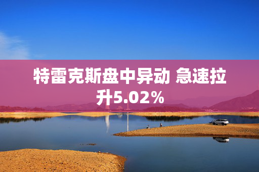 特雷克斯盘中异动 急速拉升5.02%