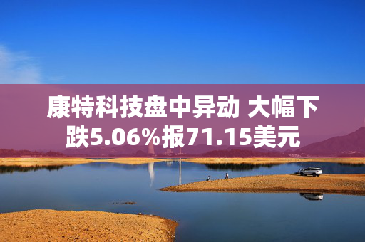 康特科技盘中异动 大幅下跌5.06%报71.15美元