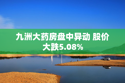 九洲大药房盘中异动 股价大跌5.08%