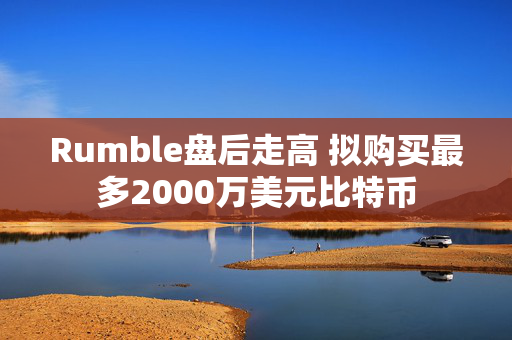 Rumble盘后走高 拟购买最多2000万美元比特币