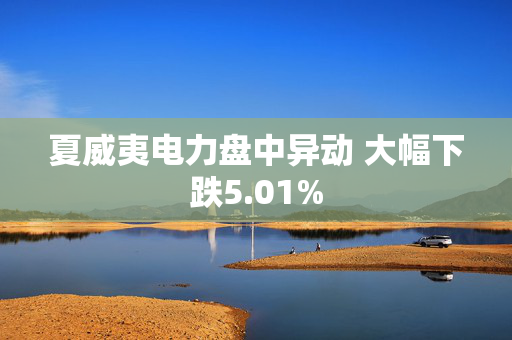 夏威夷电力盘中异动 大幅下跌5.01%