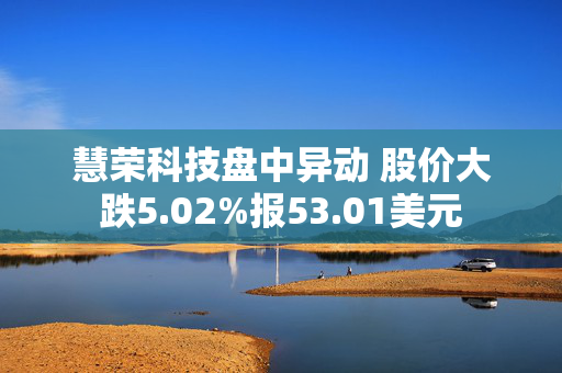 慧荣科技盘中异动 股价大跌5.02%报53.01美元