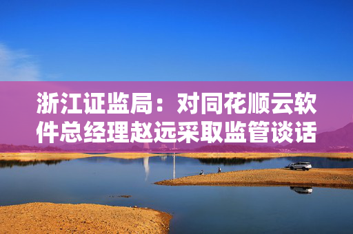 浙江证监局：对同花顺云软件总经理赵远采取监管谈话措施