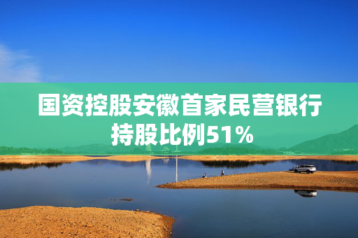 国资控股安徽首家民营银行 持股比例51%