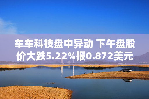 车车科技盘中异动 下午盘股价大跌5.22%报0.872美元