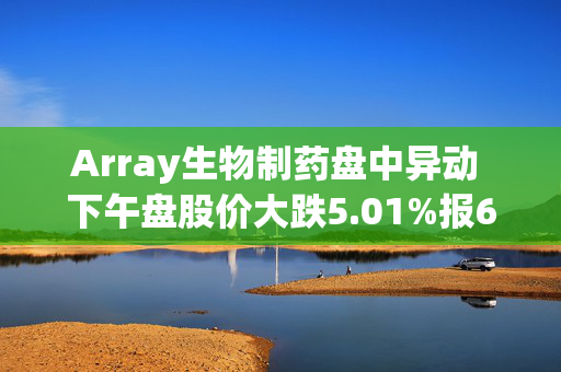 Array生物制药盘中异动 下午盘股价大跌5.01%报6.35美元