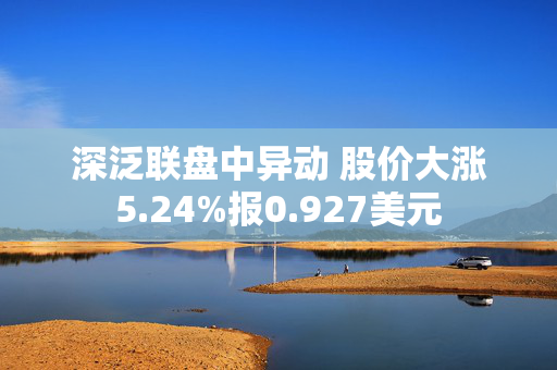 深泛联盘中异动 股价大涨5.24%报0.927美元