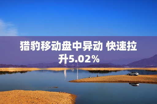 猎豹移动盘中异动 快速拉升5.02%