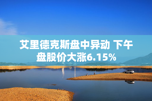 艾里德克斯盘中异动 下午盘股价大涨6.15%