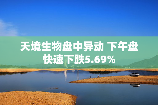 天境生物盘中异动 下午盘快速下跌5.69%