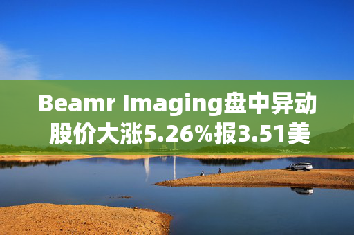 Beamr Imaging盘中异动 股价大涨5.26%报3.51美元