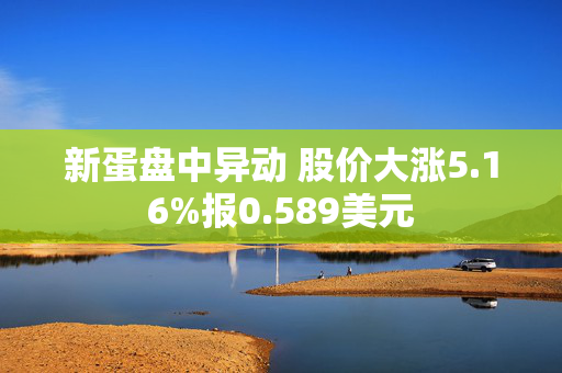 新蛋盘中异动 股价大涨5.16%报0.589美元