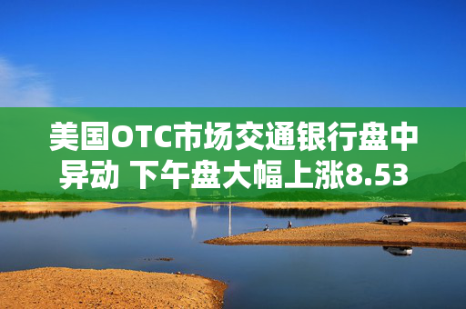 美国OTC市场交通银行盘中异动 下午盘大幅上涨8.53%报19.63美元