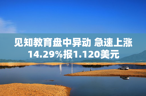 见知教育盘中异动 急速上涨14.29%报1.120美元