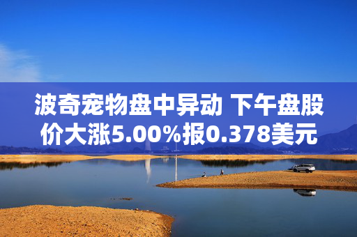 波奇宠物盘中异动 下午盘股价大涨5.00%报0.378美元