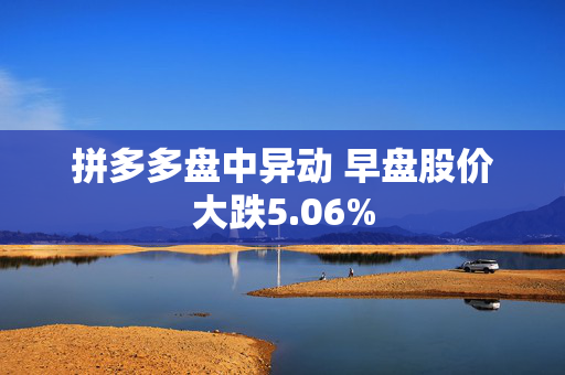 拼多多盘中异动 早盘股价大跌5.06%