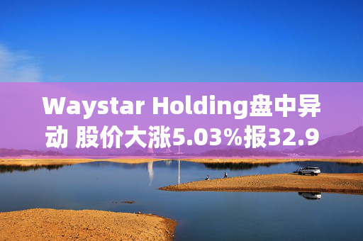 Waystar Holding盘中异动 股价大涨5.03%报32.95美元