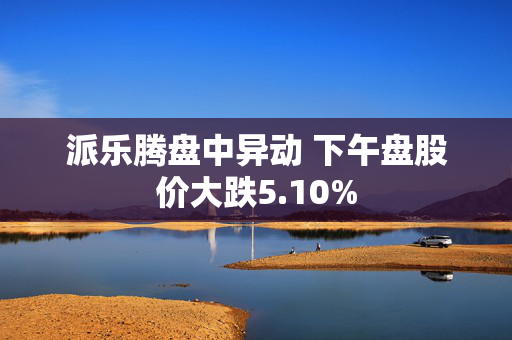 派乐腾盘中异动 下午盘股价大跌5.10%