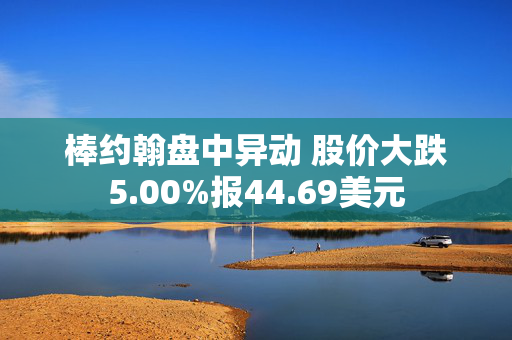 棒约翰盘中异动 股价大跌5.00%报44.69美元