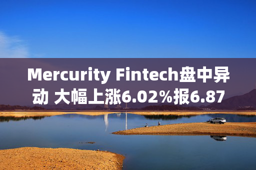 Mercurity Fintech盘中异动 大幅上涨6.02%报6.87美元