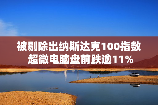 被剔除出纳斯达克100指数 超微电脑盘前跌逾11%