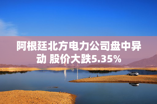 阿根廷北方电力公司盘中异动 股价大跌5.35%