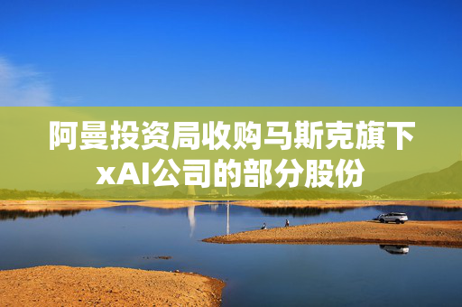 阿曼投资局收购马斯克旗下xAI公司的部分股份