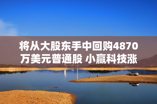 将从大股东手中回购4870万美元普通股 小赢科技涨逾7%