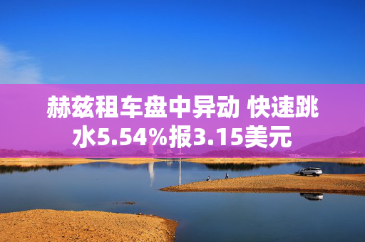 赫兹租车盘中异动 快速跳水5.54%报3.15美元