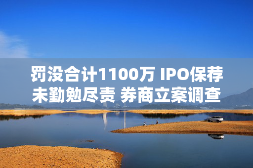 罚没合计1100万 IPO保荐未勤勉尽责 券商立案调查结果出炉