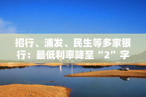 招行、浦发、民生等多家银行：最低利率降至“2”字头！