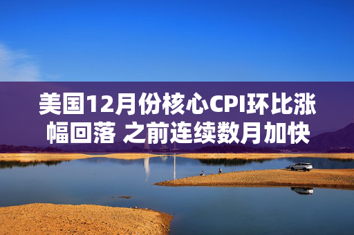 美国12月份核心CPI环比涨幅回落 之前连续数月加快