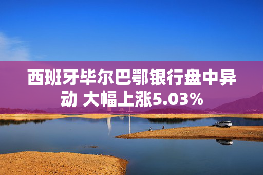 西班牙毕尔巴鄂银行盘中异动 大幅上涨5.03%