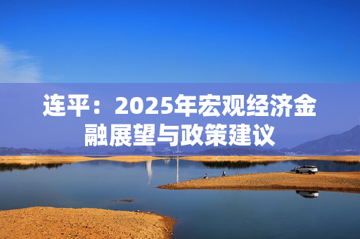 连平：2025年宏观经济金融展望与政策建议