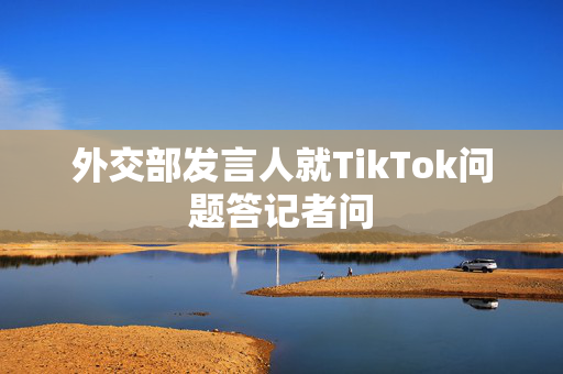 外交部发言人就TikTok问题答记者问