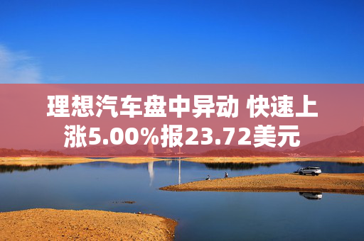 理想汽车盘中异动 快速上涨5.00%报23.72美元