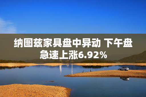 纳图兹家具盘中异动 下午盘急速上涨6.92%