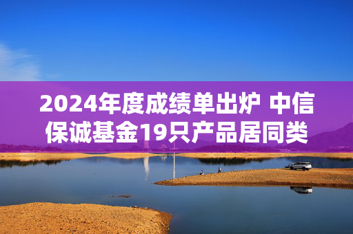 2024年度成绩单出炉 中信保诚基金19只产品居同类前10%