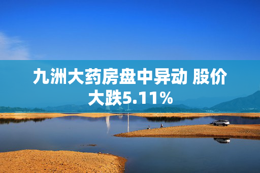 九洲大药房盘中异动 股价大跌5.11%