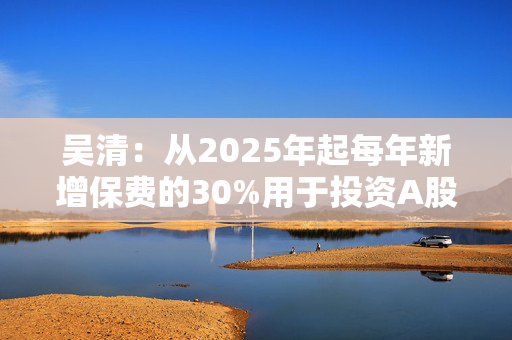 吴清：从2025年起每年新增保费的30%用于投资A股