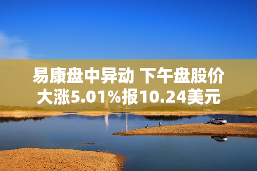 易康盘中异动 下午盘股价大涨5.01%报10.24美元