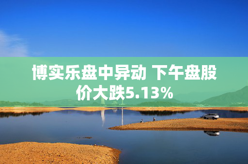 博实乐盘中异动 下午盘股价大跌5.13%