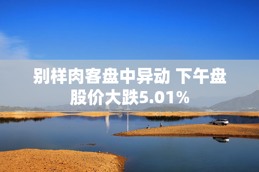 别样肉客盘中异动 下午盘股价大跌5.01%