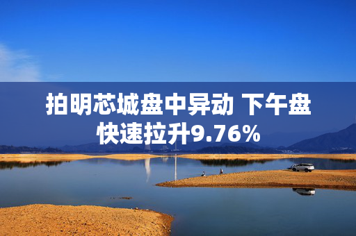 拍明芯城盘中异动 下午盘快速拉升9.76%